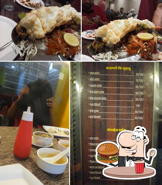 Try out a burger at Hotel Gold Coin