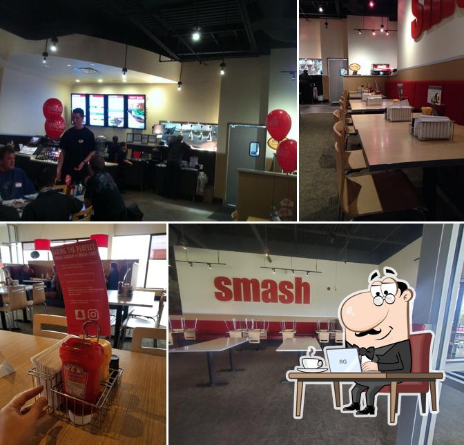 L'intérieur de Smashburger