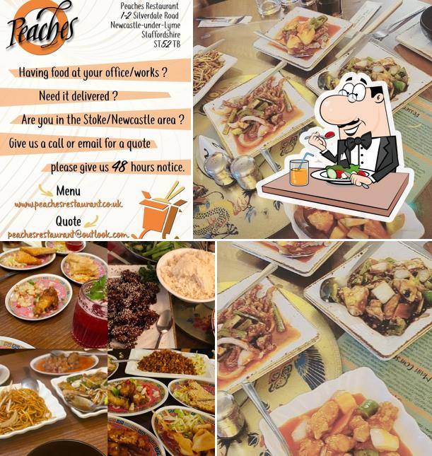Menu of Peaches, NewcastleunderLyme chinese restaurant reviews and
