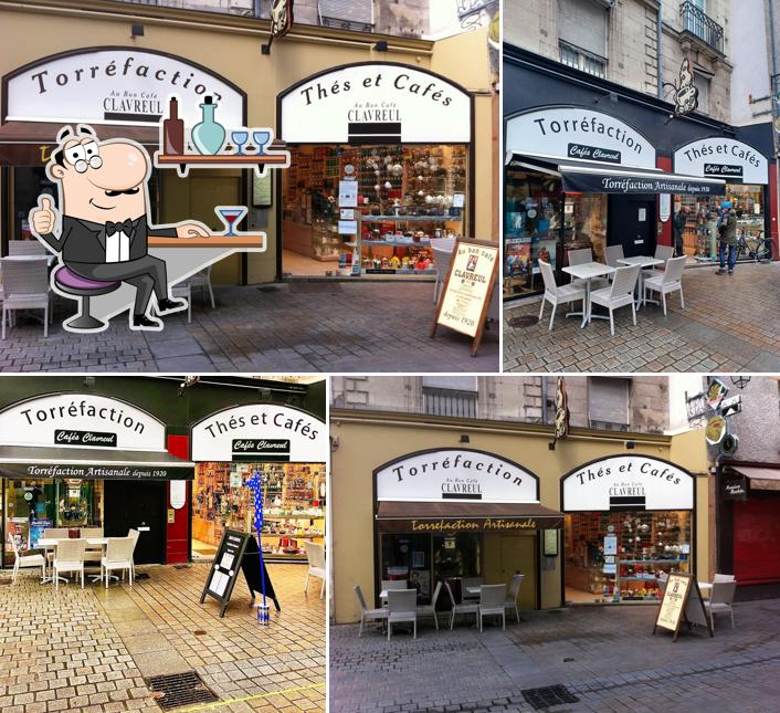 L'intérieur de Au Bon Café Clavreul