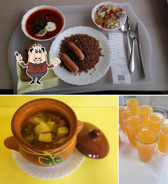 Снимок, на котором видны еда и напитки в Ашказан