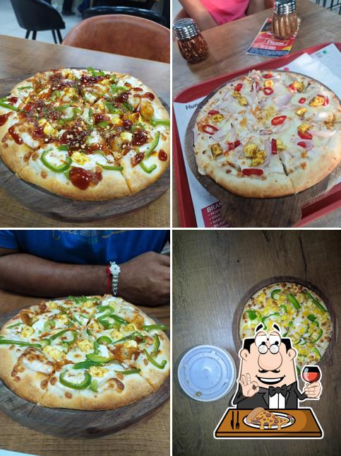 Try out various types of pizza