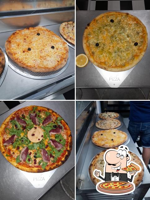 A JEF PIZZA, vous pouvez essayer des pizzas