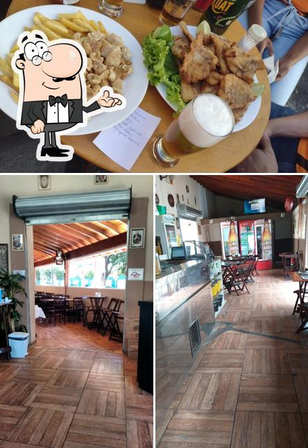 Dê uma olhada a imagem ilustrando interior e comida no Joca Restaurante Vila Rio Branco
