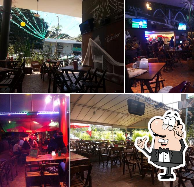 O interior do Versão Brasileira Bar & Restaurante