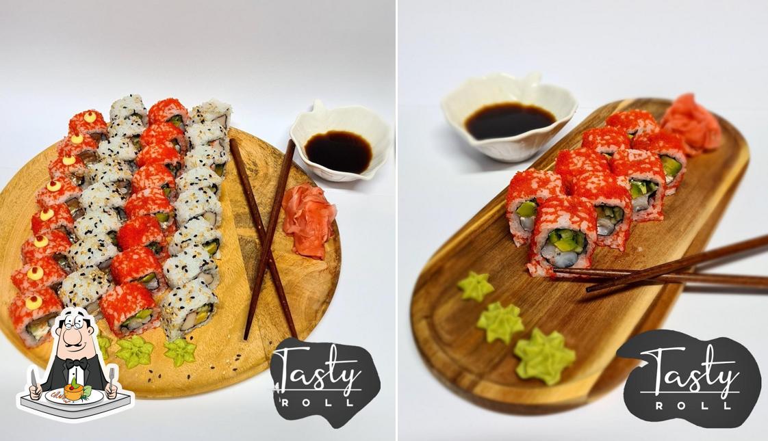 Еда в "Tasty Roll Sushi"