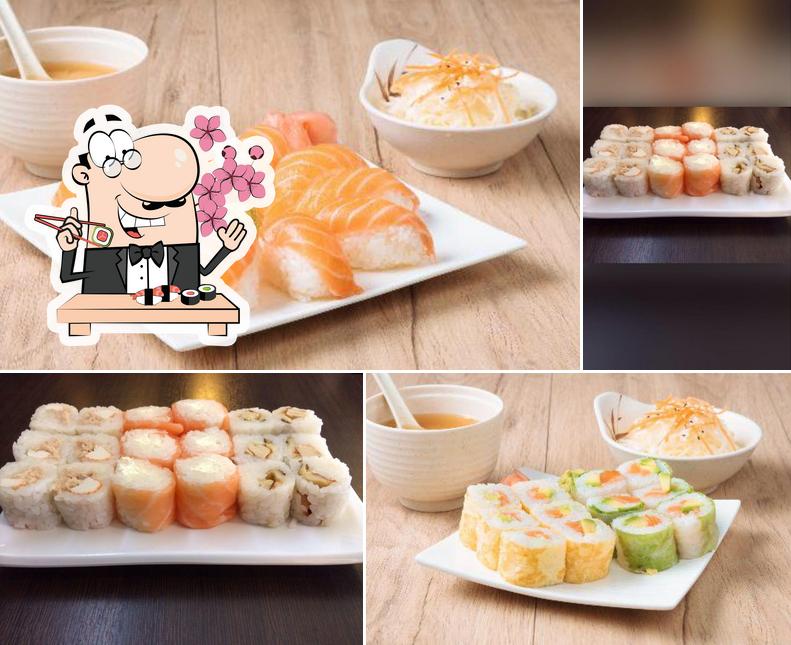 Les sushi sont disponibles à Sushi Sakanaya