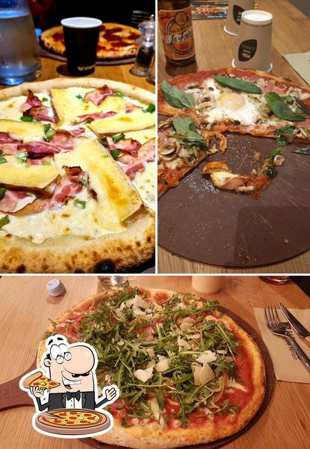 Try out different types of pizza