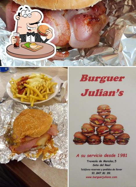 Order a burger at Burguer Julian's