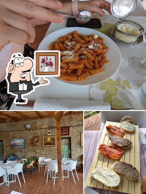 La immagine di interni e cibo da La Sosta di Montebello
