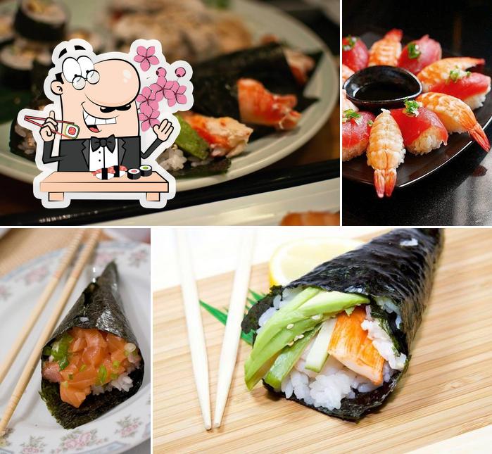 Scegli le varie opzioni di sushi