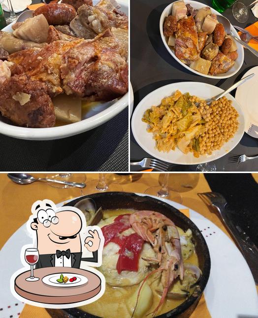 Platos en Restaurante las Murallas