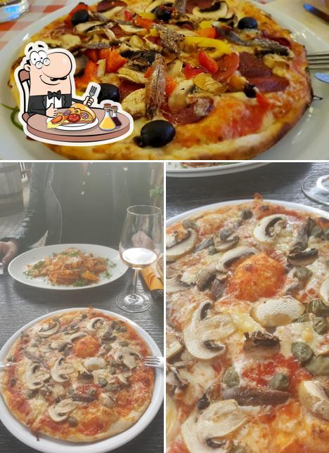 Prenez différents types de pizzas