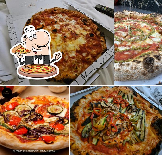 A EXCLUSIVE PIZZERIA, puoi prenderti una bella pizza
