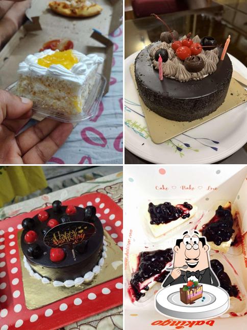 Chocolate cake at Bakingo