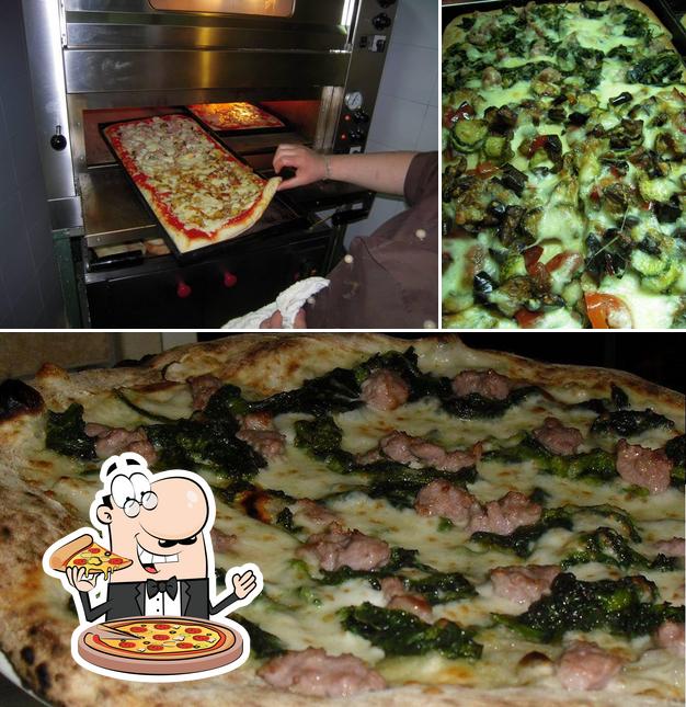 Pick pizza at Bar Sirena Pizzeria