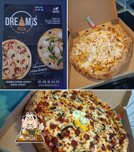 Prenez des pizzas à Dream's Pizza Joigny