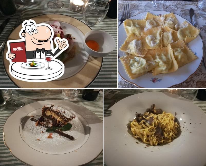 Platos en Osteria di Citerna “Il Galletto”