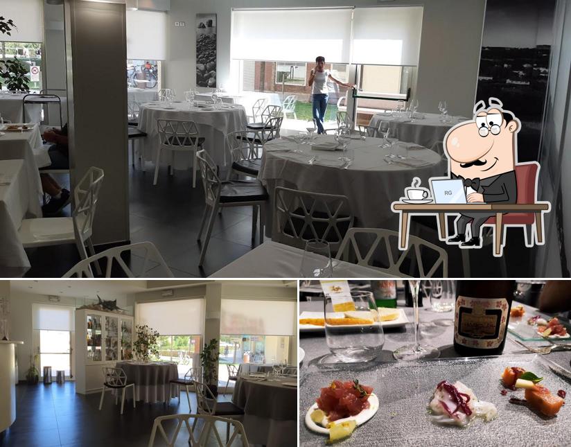 La immagine di interni e cibo da Ristorante La Conchiglia D'Oro