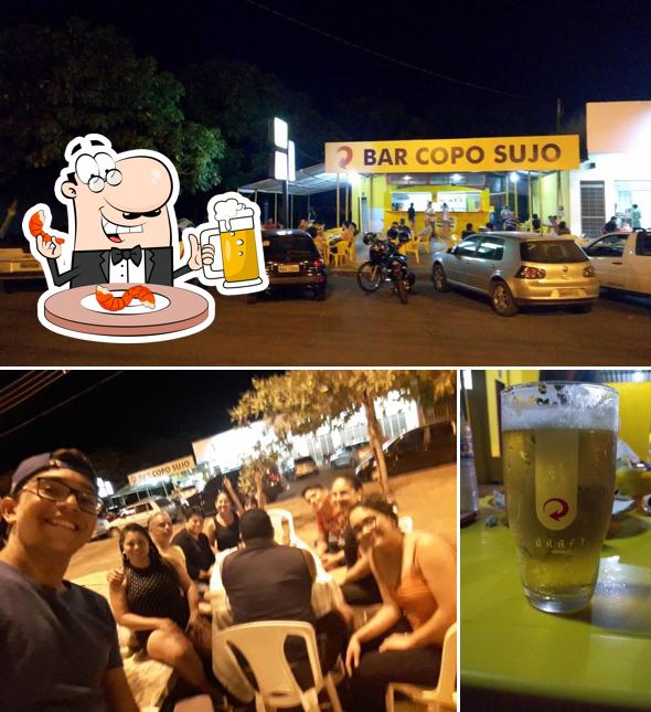 Você pode tomar um copo de cerveja leve ou escura