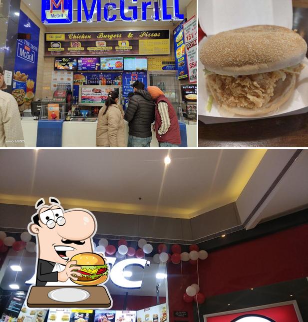 KFC serves a variety of options for burger lovers