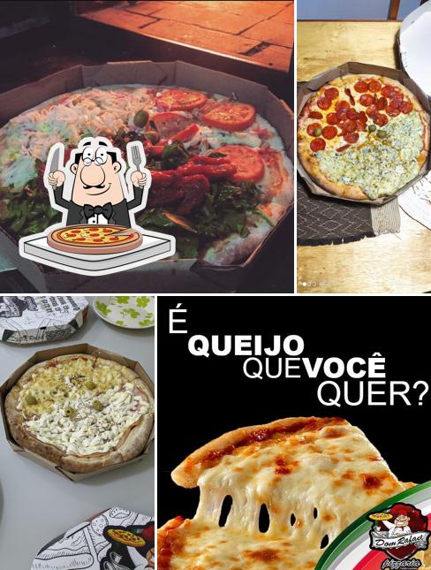 Peça diversos estilos de pizza