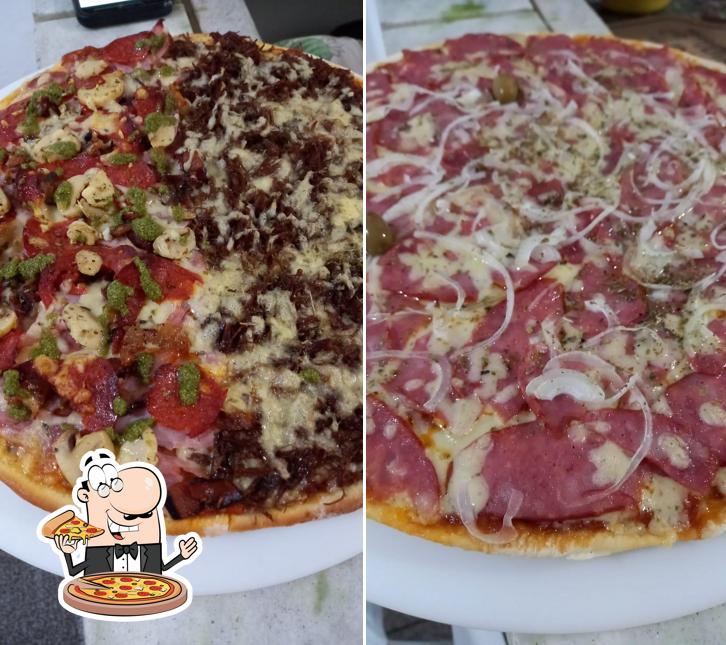 No Recanto do chefe, você pode pedir pizza