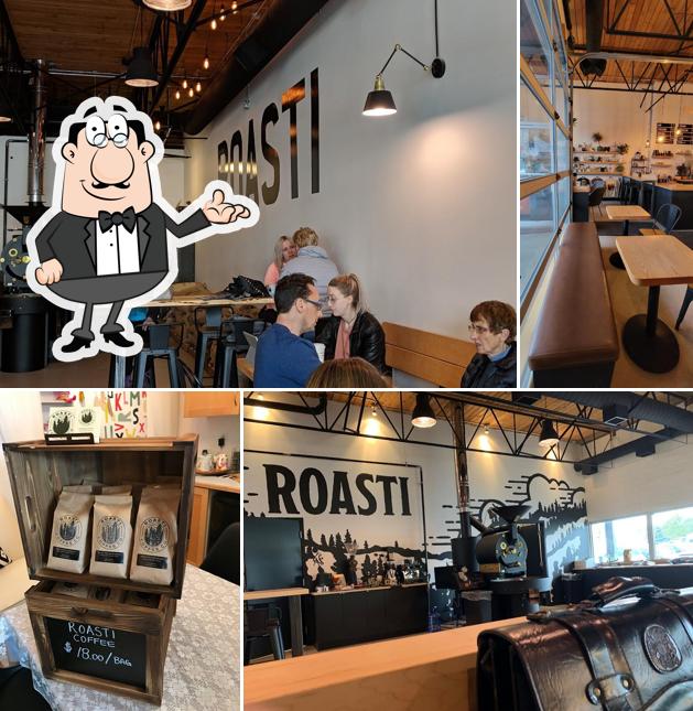 The interior of Roasti Coffee Co