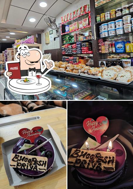 This is the photo showing food and interior at Bombay Bakery