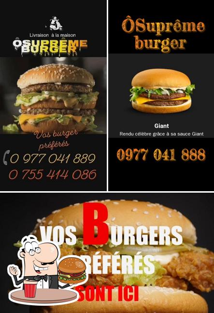 Les hamburgers de O Suprême Burger will conviendront différents goûts