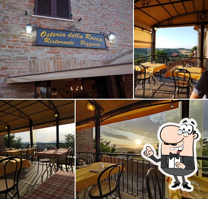 Dai un'occhiata agli interni di Osteria Della Rocca