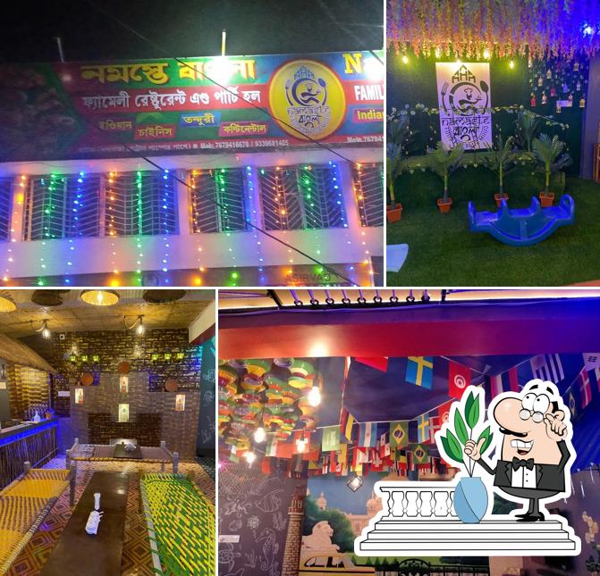 The exterior of Namaste Bangla Family Restaurant