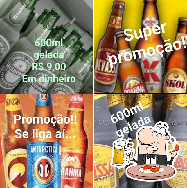 Peça uma tulipa de cerveja leve ou escura