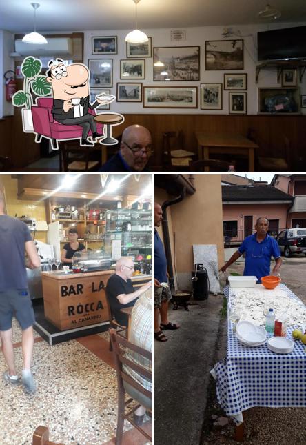 Gli interni di Bar Alla Rocca