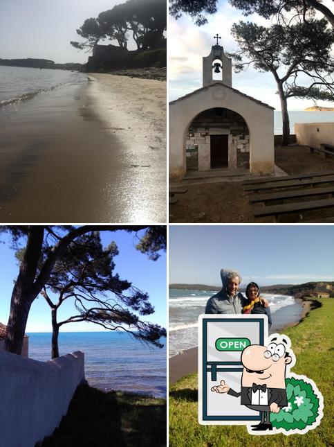 Gli esterni di La Baracchina di Baratti