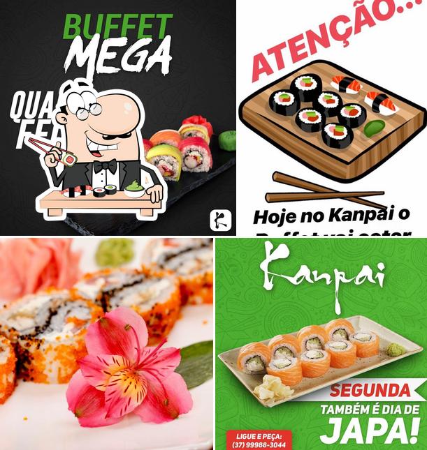 Experimente diversas opções de sushi