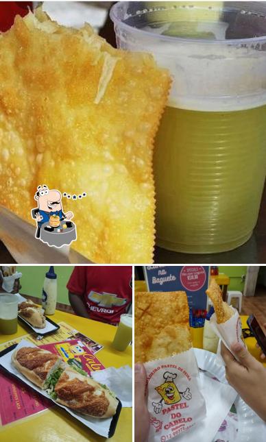 Comida em Pastel do Cabelo, o verdadeiro pastel de feira !