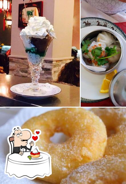 Saigon d'asie sert une sélection de plats sucrés