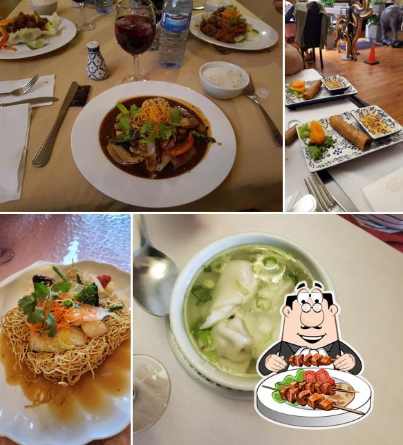 Nourriture à Restaurant Fusion d'Asie