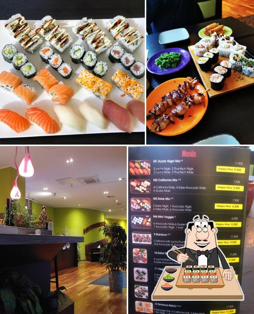 Commandez de nombreuses options de sushi