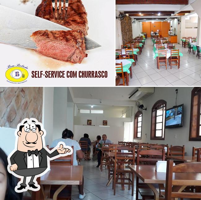 O Restaurante Bem Bolado se destaca pelo interior e eu no