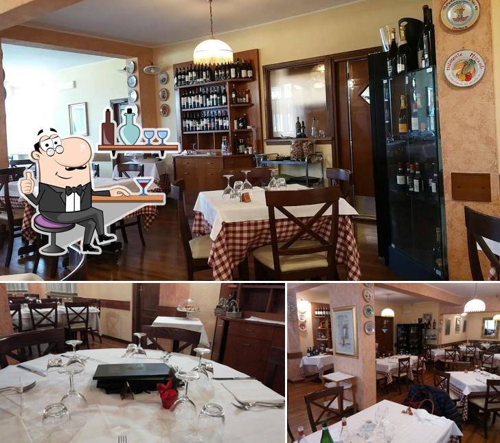 L'intérieur de Trattoria Il Belo