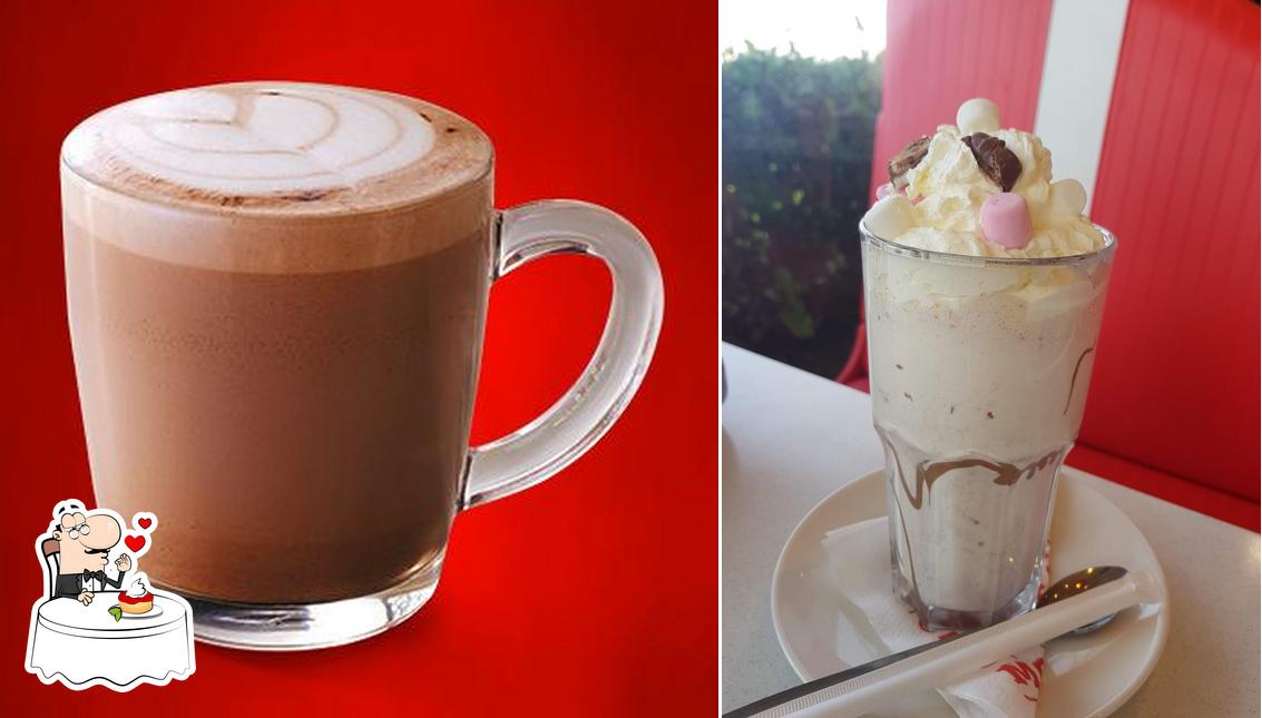 Wimpy offers a range of sweet dishes