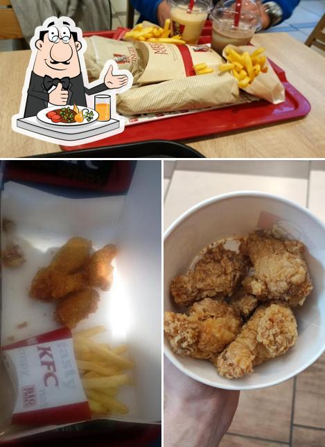 Еда в "KFC Gdańsk Auchan"
