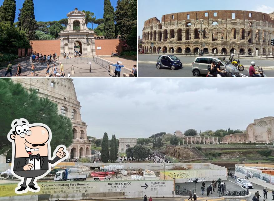 Gli esterni di Le Terme del Colosseo