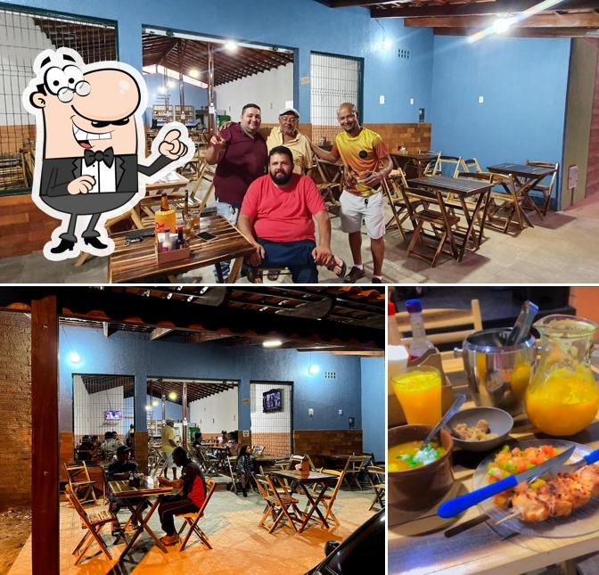 A imagem do Boteco do Caldinho’s interior e comida