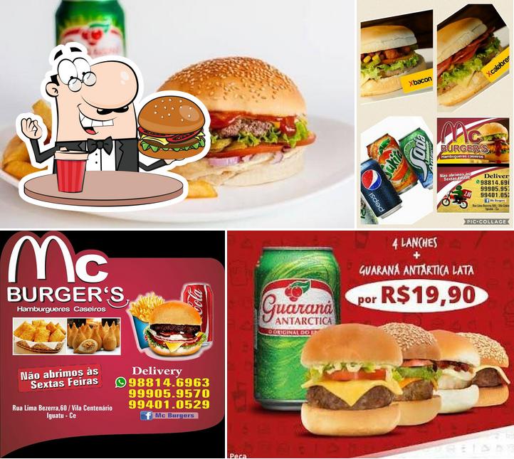 Consiga um hambúrguer no Mc Burguer's