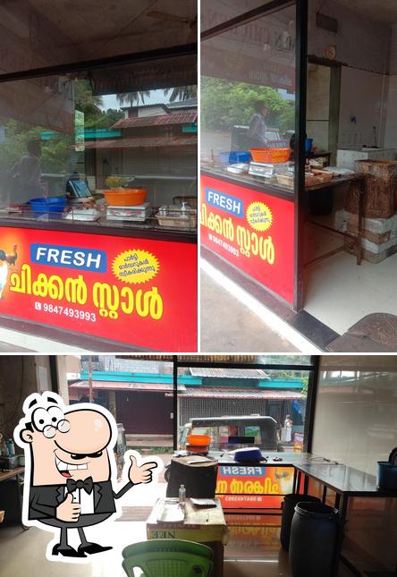 Fresh chicken stall