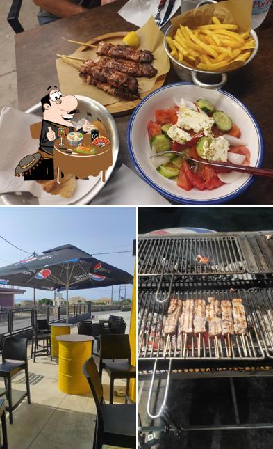 Observa las fotografías que hay de comida y interior en ΚΑΝΤΙΝΑ MASA