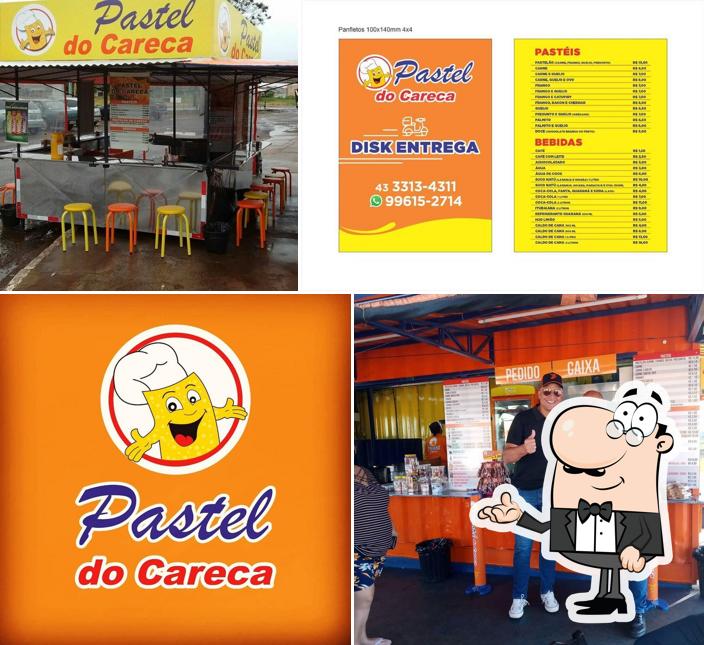 O interior do Pastel do Careca Cambé PR